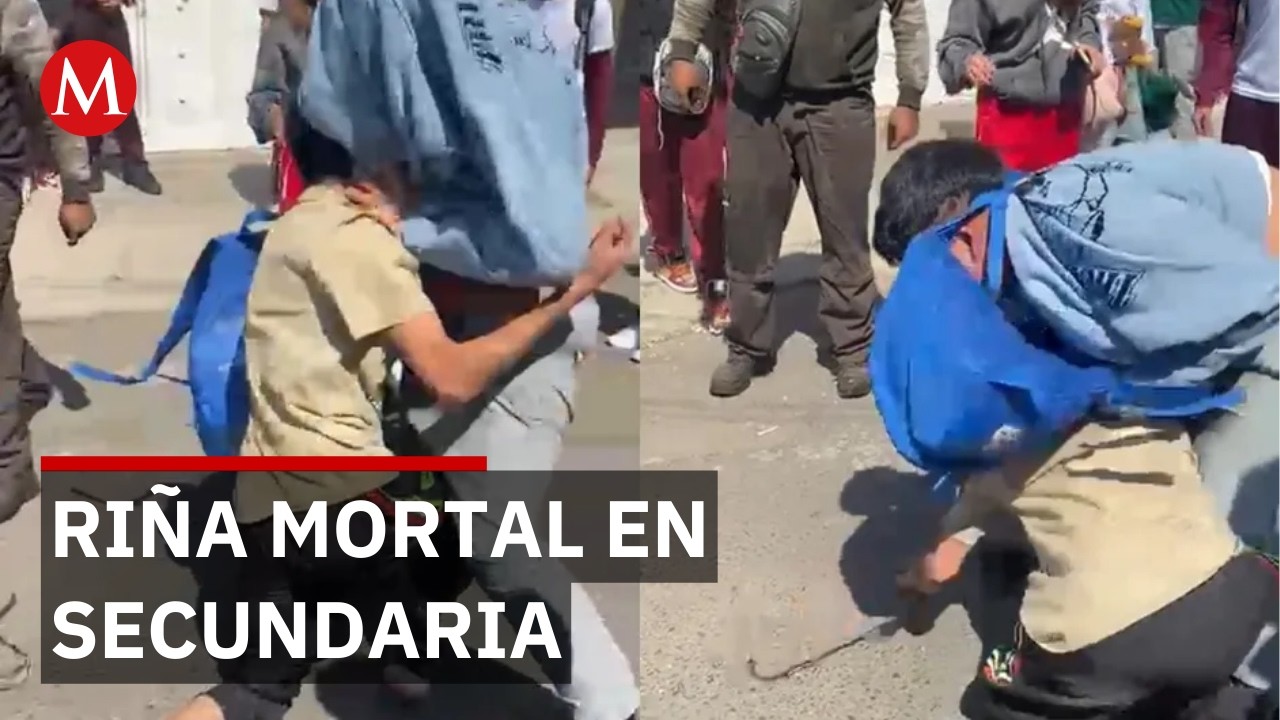 Violencia escolar en Tl&aacute;huac: Alumno apu&ntilde;ala a compa&ntilde;ero frente a todos
