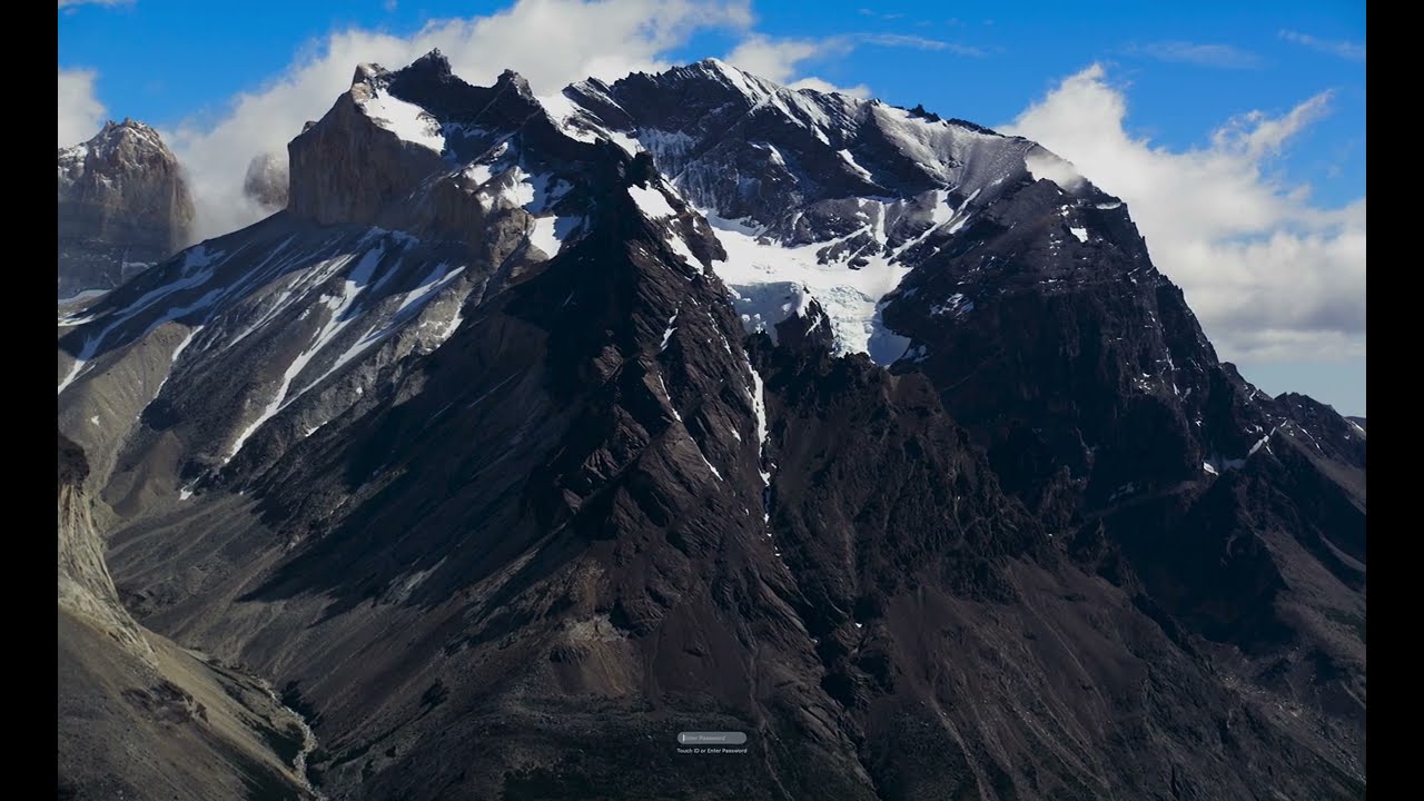 Patagonia Mountain | Landscapes Live Wallpaper of Apple TV & Mac OS Sonoma