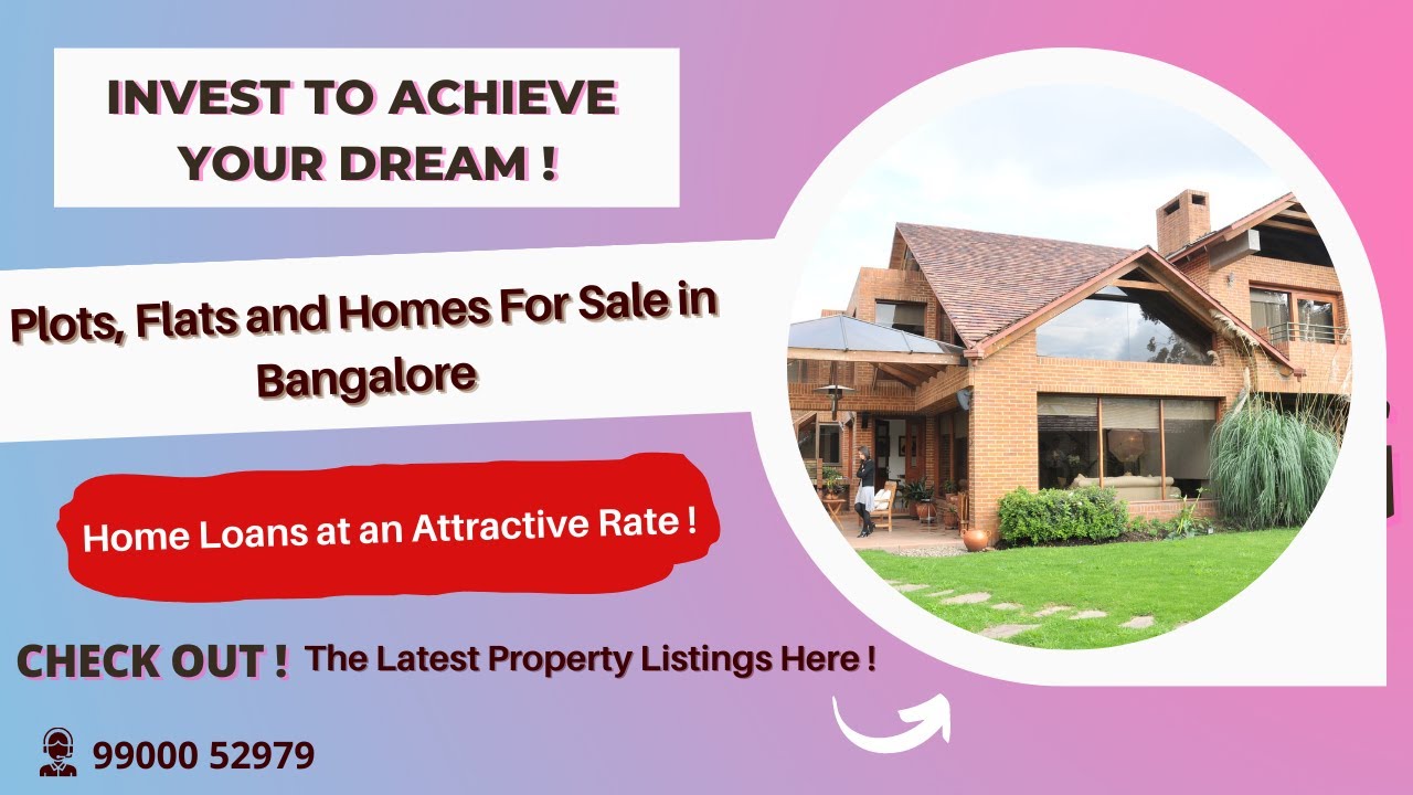 Plots, Flats, Homes, Commercial property for Sale l Cooke Town | MG Road l Brigade Road l Ulsoor