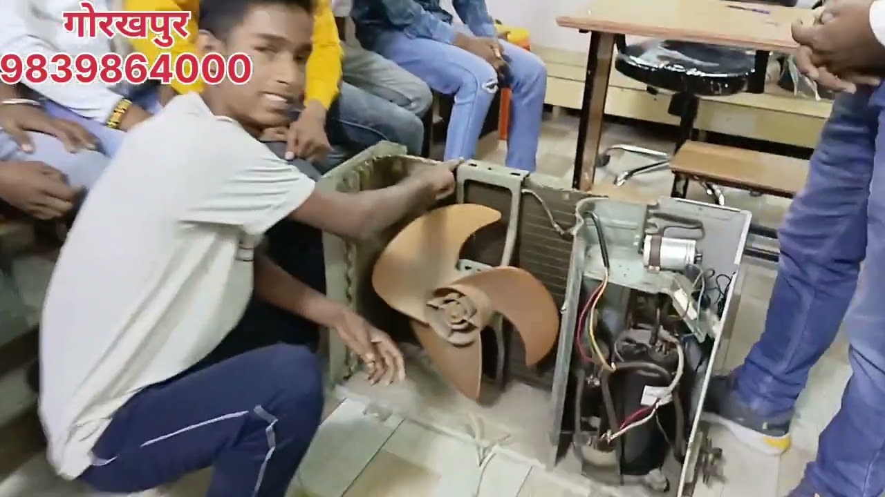 स्प्लिट एसी में लगने वाले पार्ट्स की फुल जानकारी ।