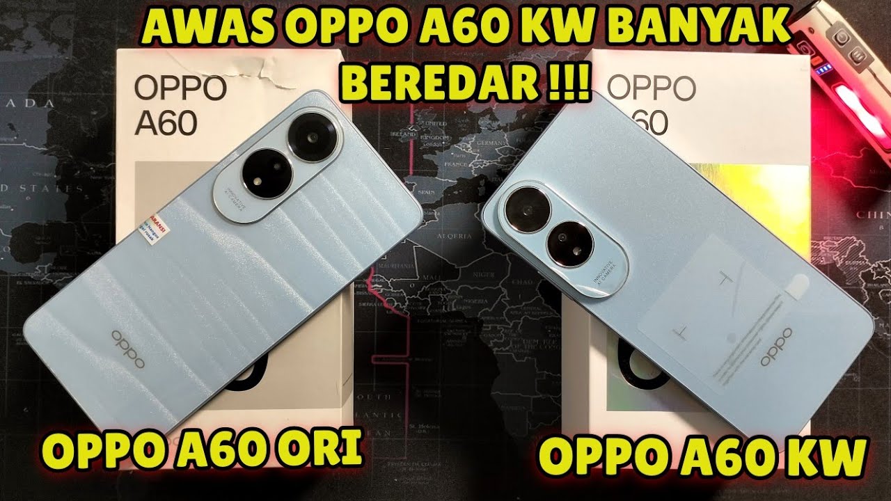 OPPO A60 8/256 1 JUTAAN VS OPPO A60 ORI . BEDA JAUH BANGET KUALITASNYA !! JANGAN SALAH BELI !!