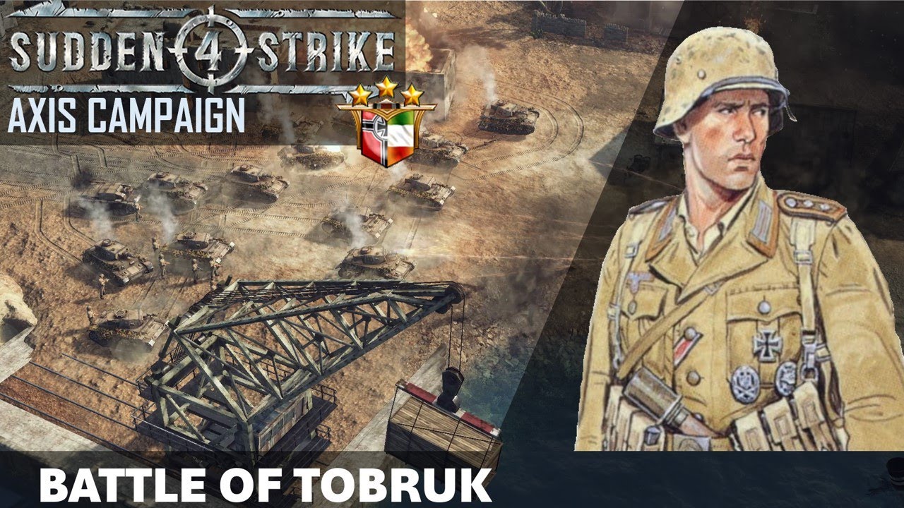 Sudden Strike 4 - Africa - Desert War | Axis Campaign - Battle of Tobruk
