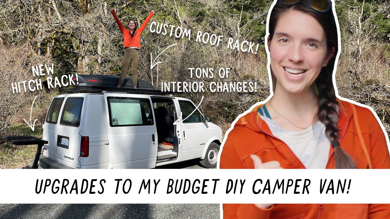 VAN TOUR! Upgrades to My Budget DIY Camper Van! | Miranda in the Wild