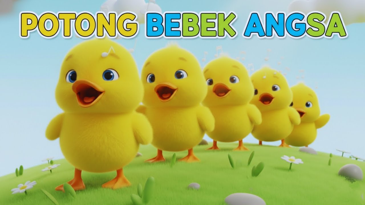🦆 Potong Bebek Angsa | Lagu Anak Ceria dengan Gerak dan Tarian Seru 🦆