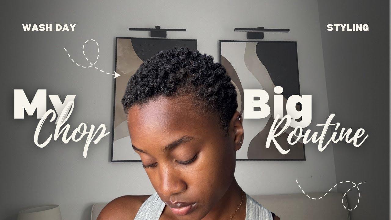 How To Style Your TWA: My Big Chop Routine for my type 4 Low Porosity Hair| Wash Day & Styling