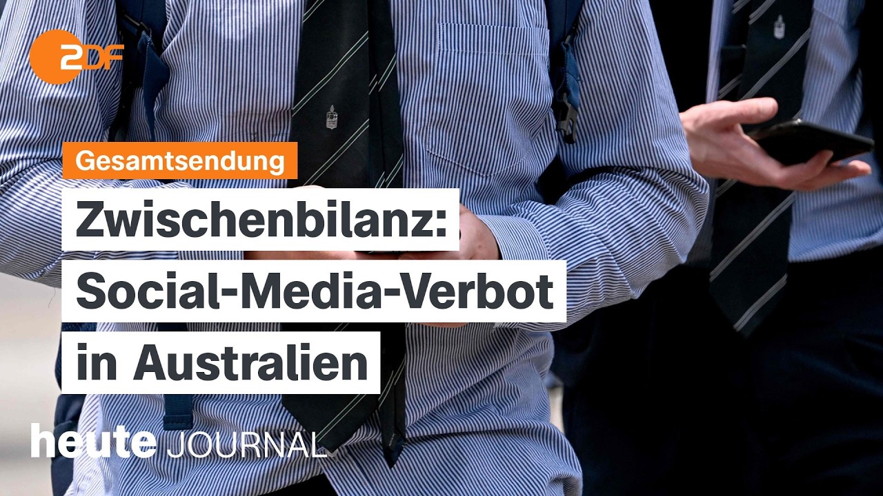 heute journal vom 16.02.2026 Social-Media-Verbot, politischer Rosenmontag, Weißes Haus stärkt Orbán