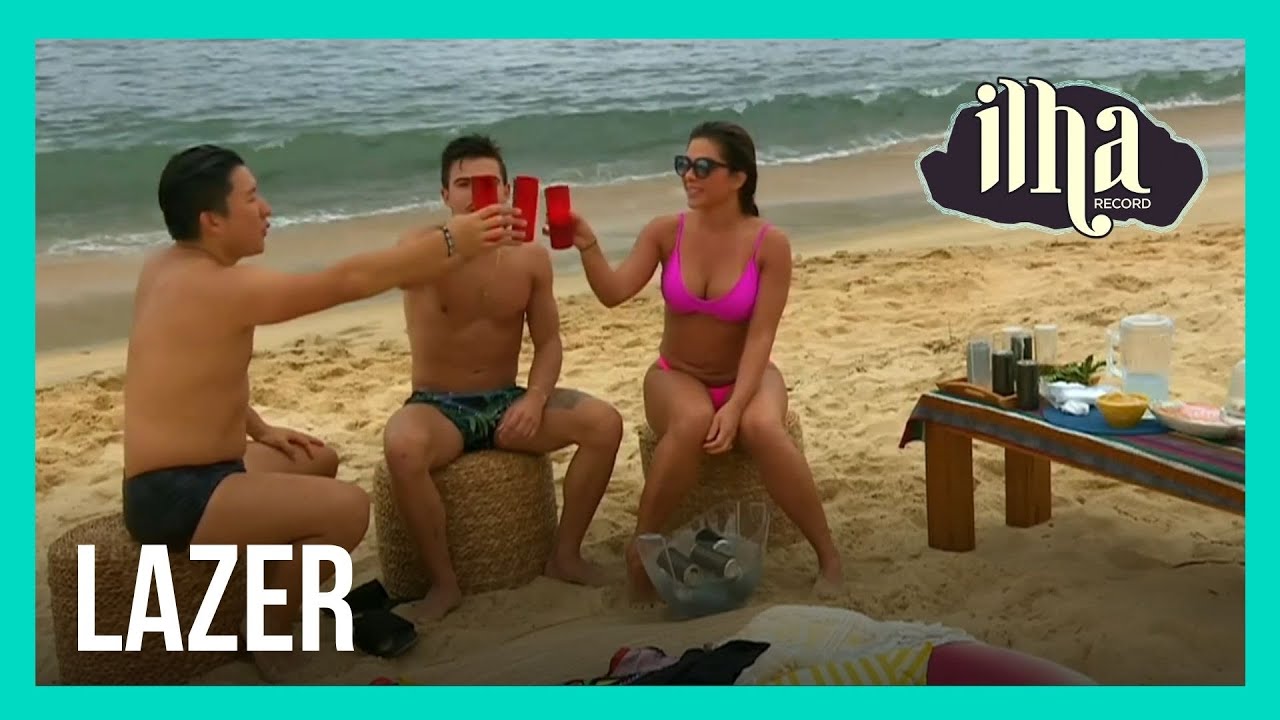 Thomaz curte passeio na praia após vencer o Desafio de Sobrevivência | Ilha Record
