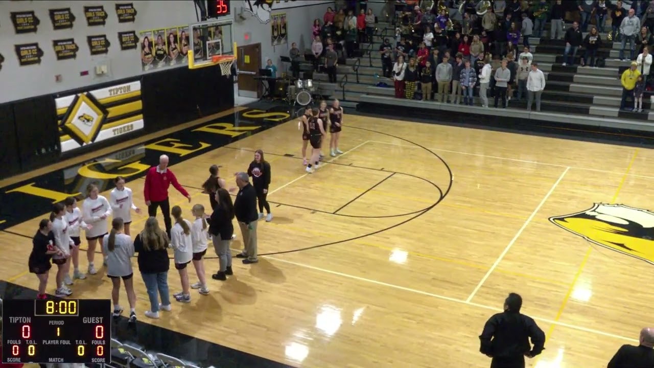 Tipton High School vs Monticello High School Womens Varsity Basketball   Tactical