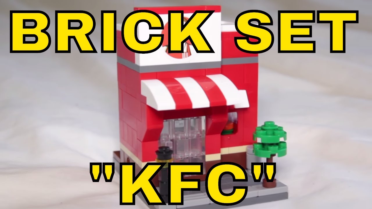 KFC Restaurant NOT made from LEGO - Hsanhe KFE Mini Kit
