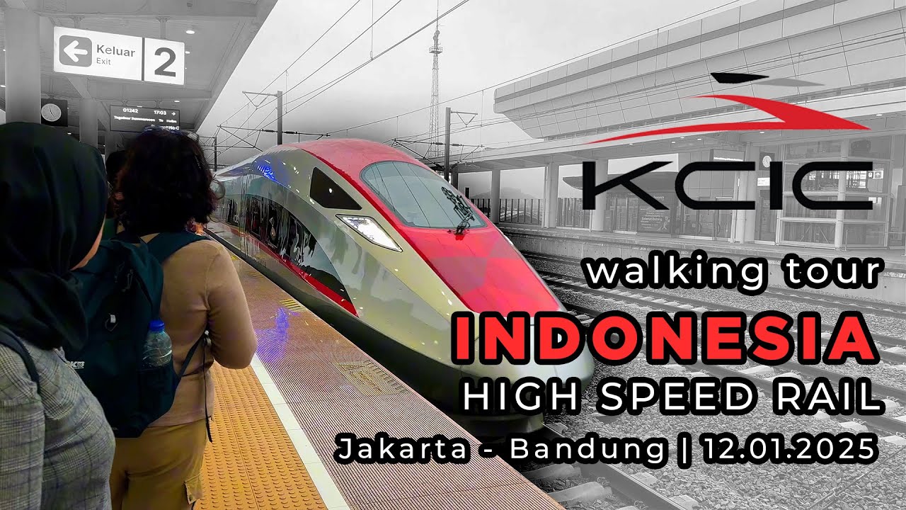 Jakarta to Bandung by High-Speed Rail | KCIC Walking Tour Experience