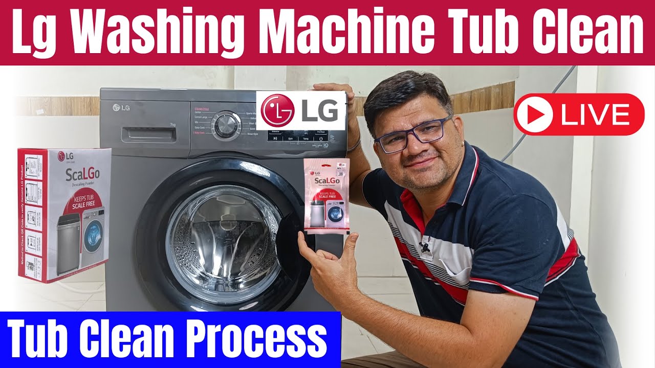 Lg Washing Machine Tub Clean ⚡ Lg Front Load Washing Machine Tub Clean ⚡Lg Tub Descaling