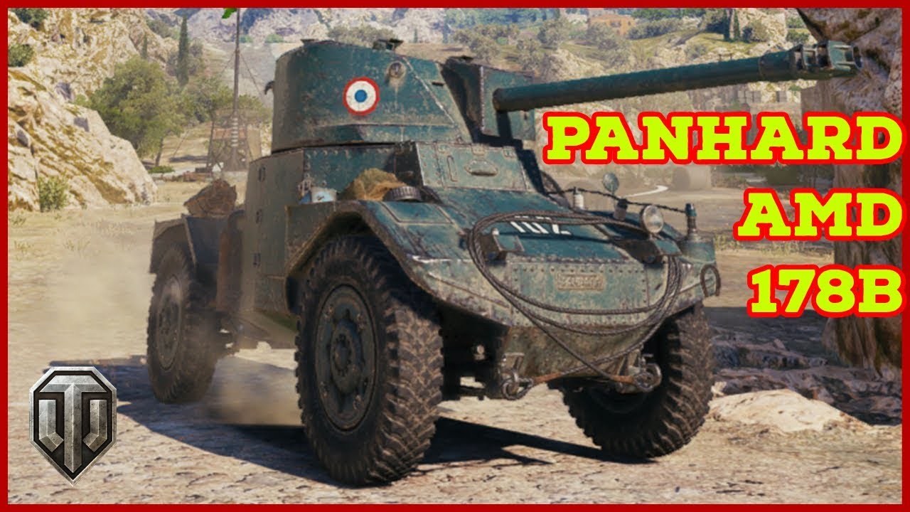 Panhard AMD 178B / 8 Kills - Awesome Replays (World of Tanks)
