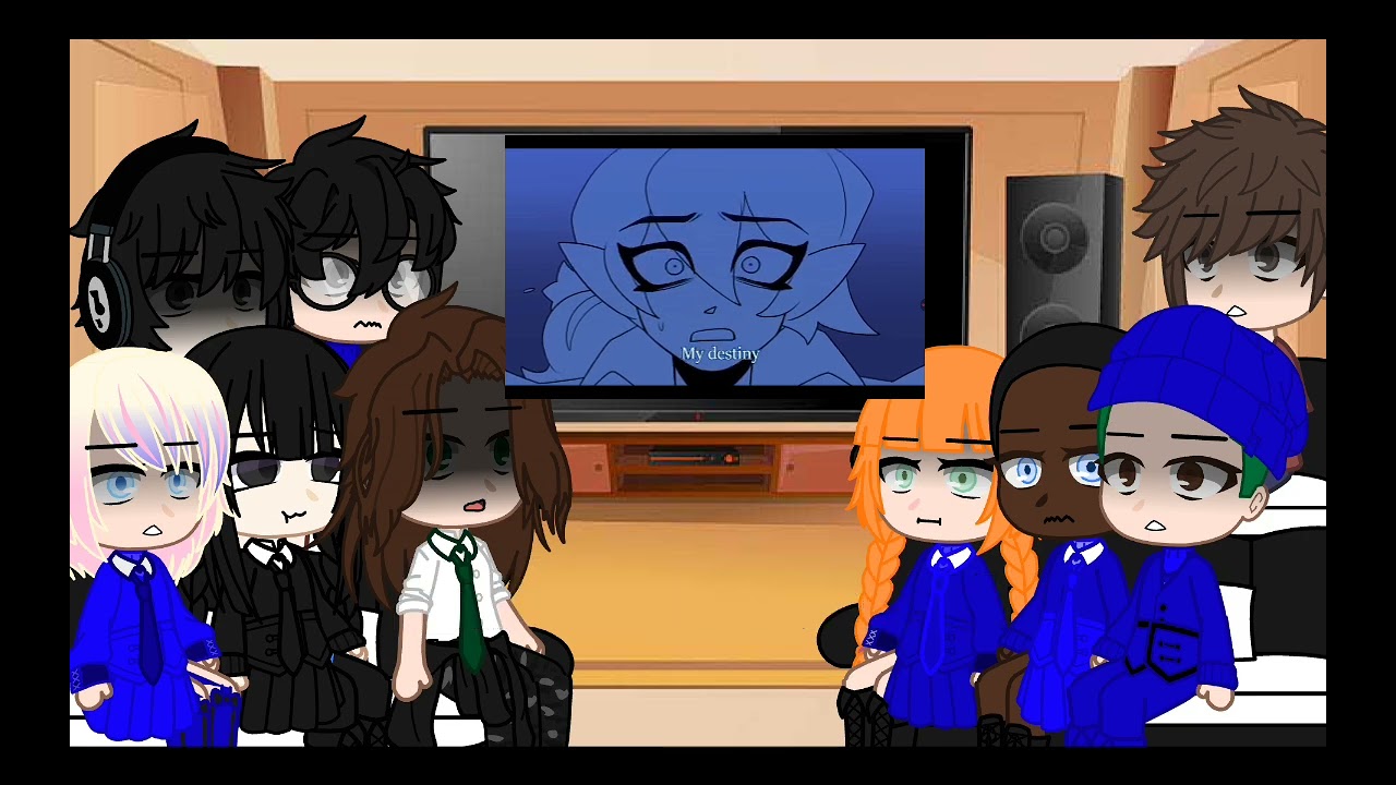 Wednesday reacts to Wendy's Villain song as Xavier's sister 