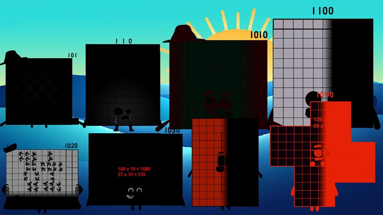 Learn to Count Uncannyblocks Band Different (101 - 1100) Full Band Version 2026!