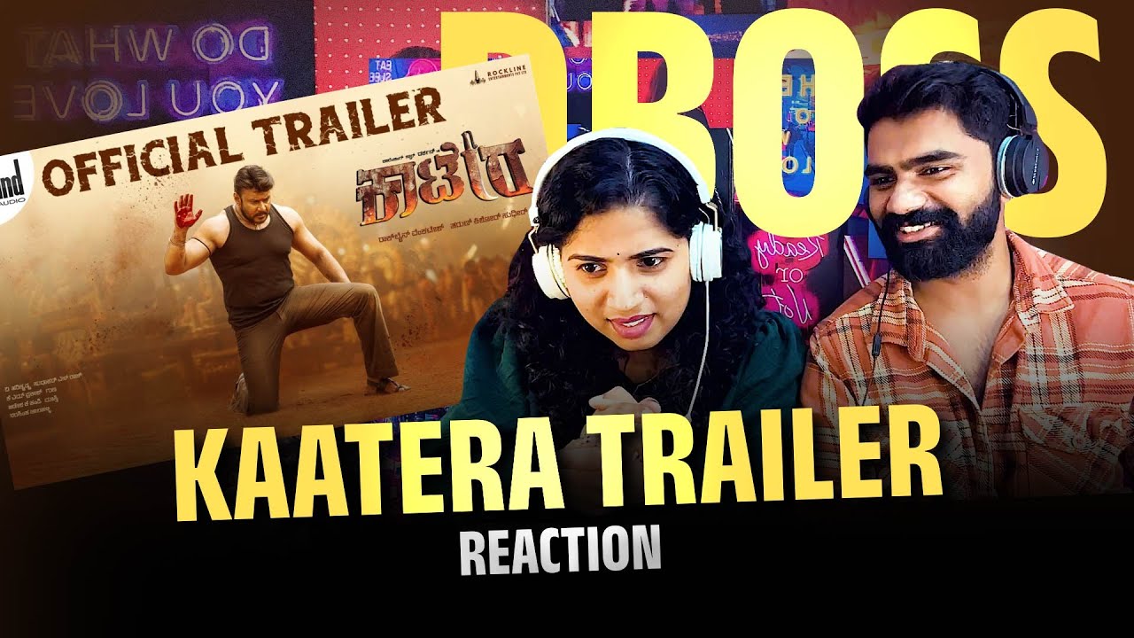 KAATERA Official Trailer Reaction | Darshan | DBOSS #kaatera #dboss