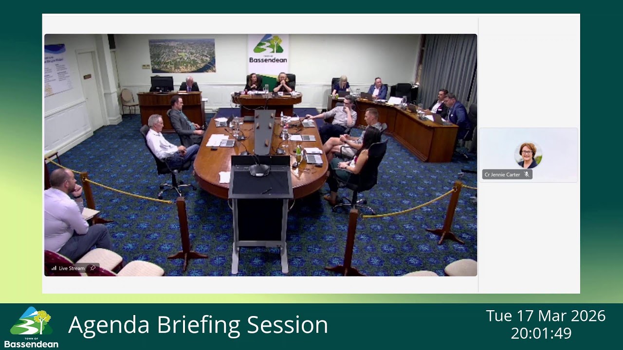 Town of Bassendean Council Briefing Session 17 March 2026