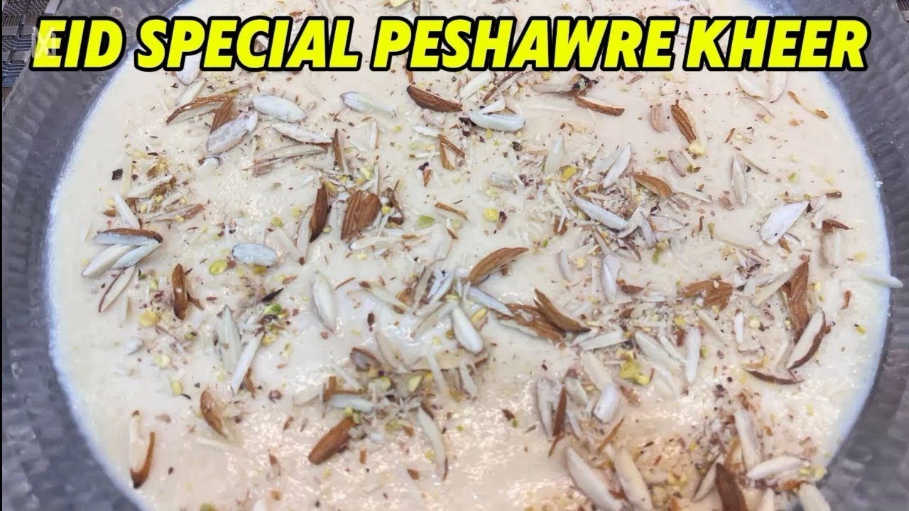 Eid special peshawre kheer recipe by Kitchen with Zaini 