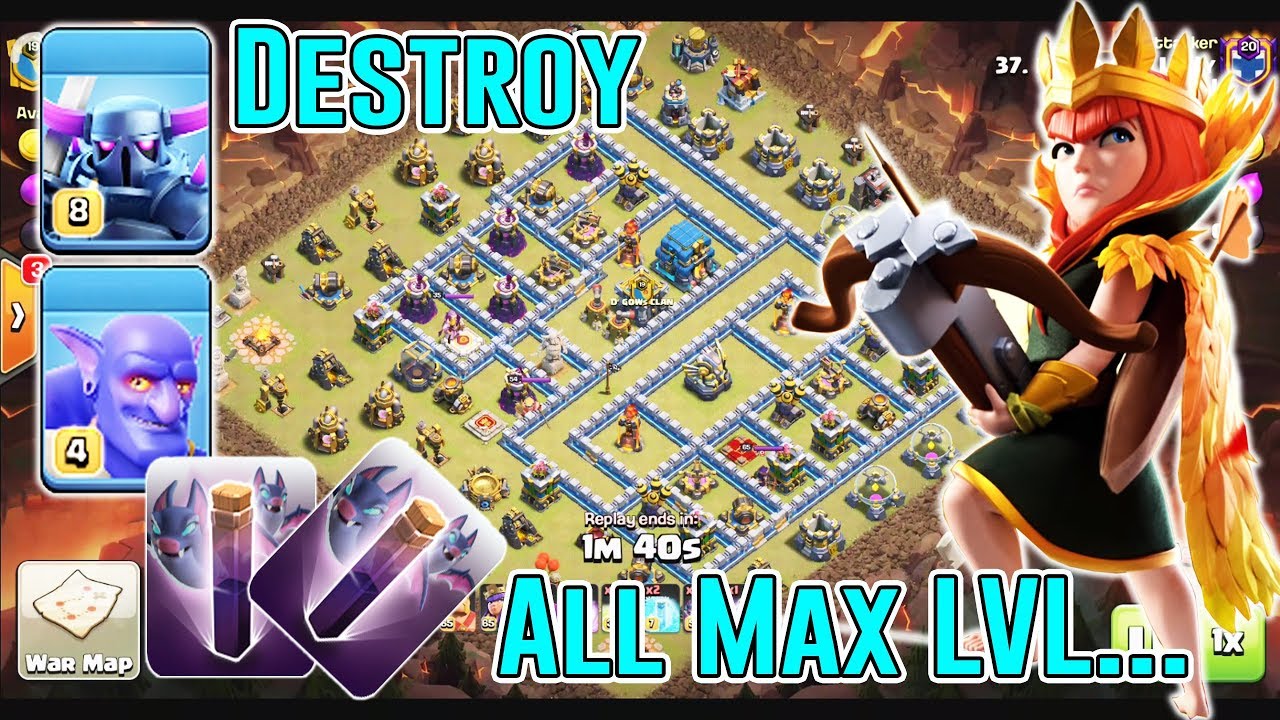 MAX PEKKA BOBAT CAN DESTROY ALL MAX TH12 3-STAR - TREND STRATEGY ( Clash of Clans )