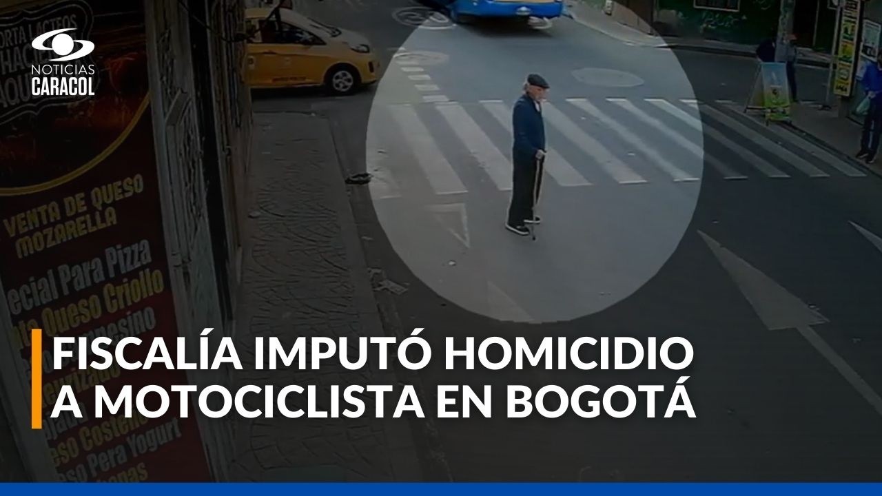A prisión motociclista que arrolló a adulto mayor en Bogotá tras conducir en estado de embriaguez