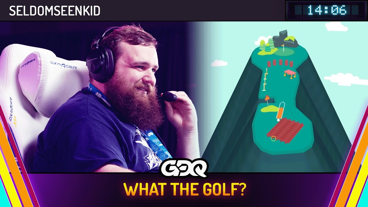 WHAT THE GOLF? by seldomseenkid in 14:06 - Summer Games Done Quick 2026