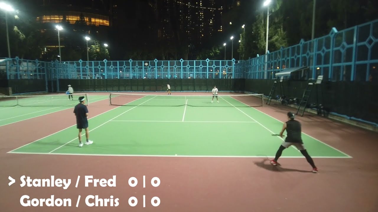 Stanley & Fred  v Gordon & Chris | Tsuen Wan Park Tennis Courts