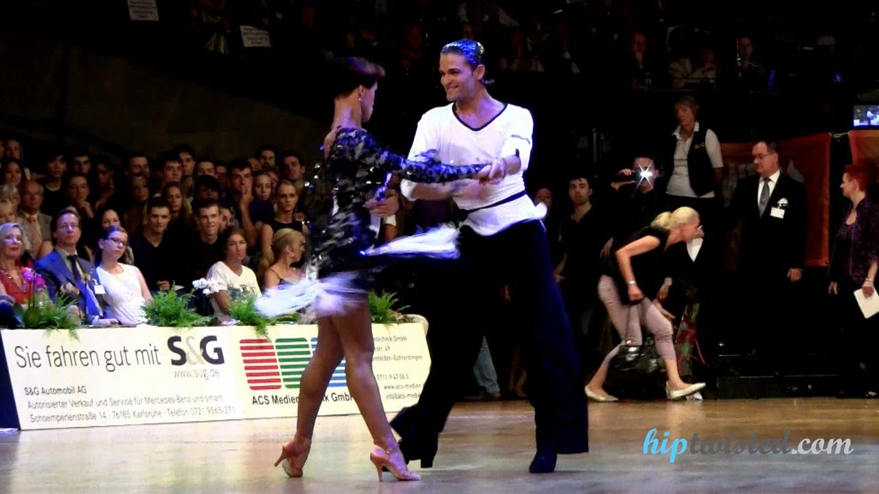 Nino Langella - Kristina Moshenskaya, GOC Stuttgart 2012, WDSF Grand Slam latin, final - chachacha