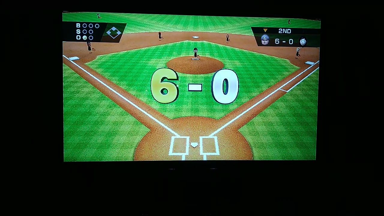 Wii baseball - 5 homers in 2 innings!