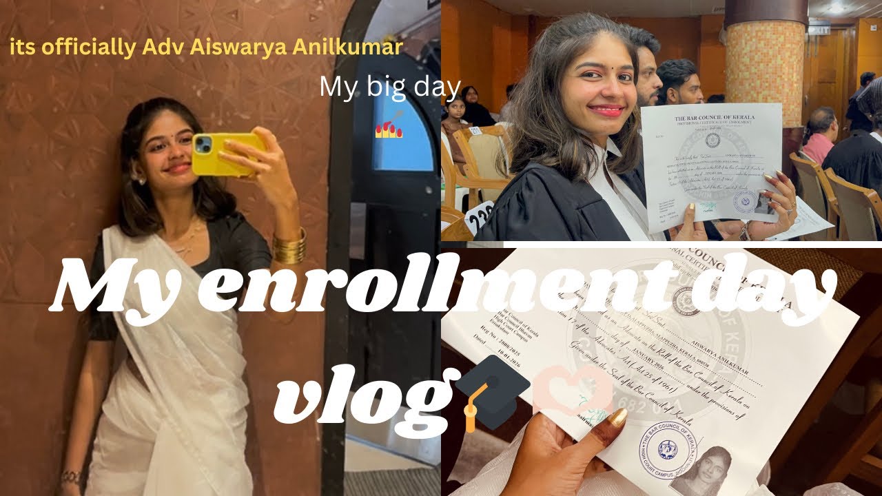 My enrollment day vlog🎓🫶🏻💅