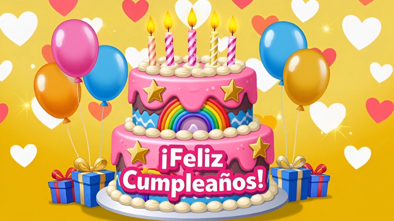 🥳Canción de Cumpleaños Feliz para Niños 🎂 Fiesta Infantil