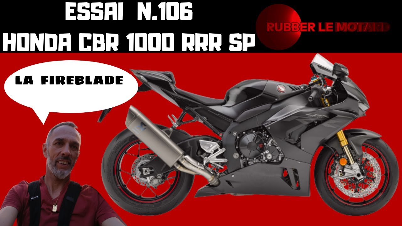 ESSAI HONDA CBR 1000 RRR SP FIREBLADE 2020