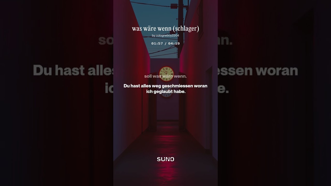 Cologneboy2204-was wäre wenn (schlager version)