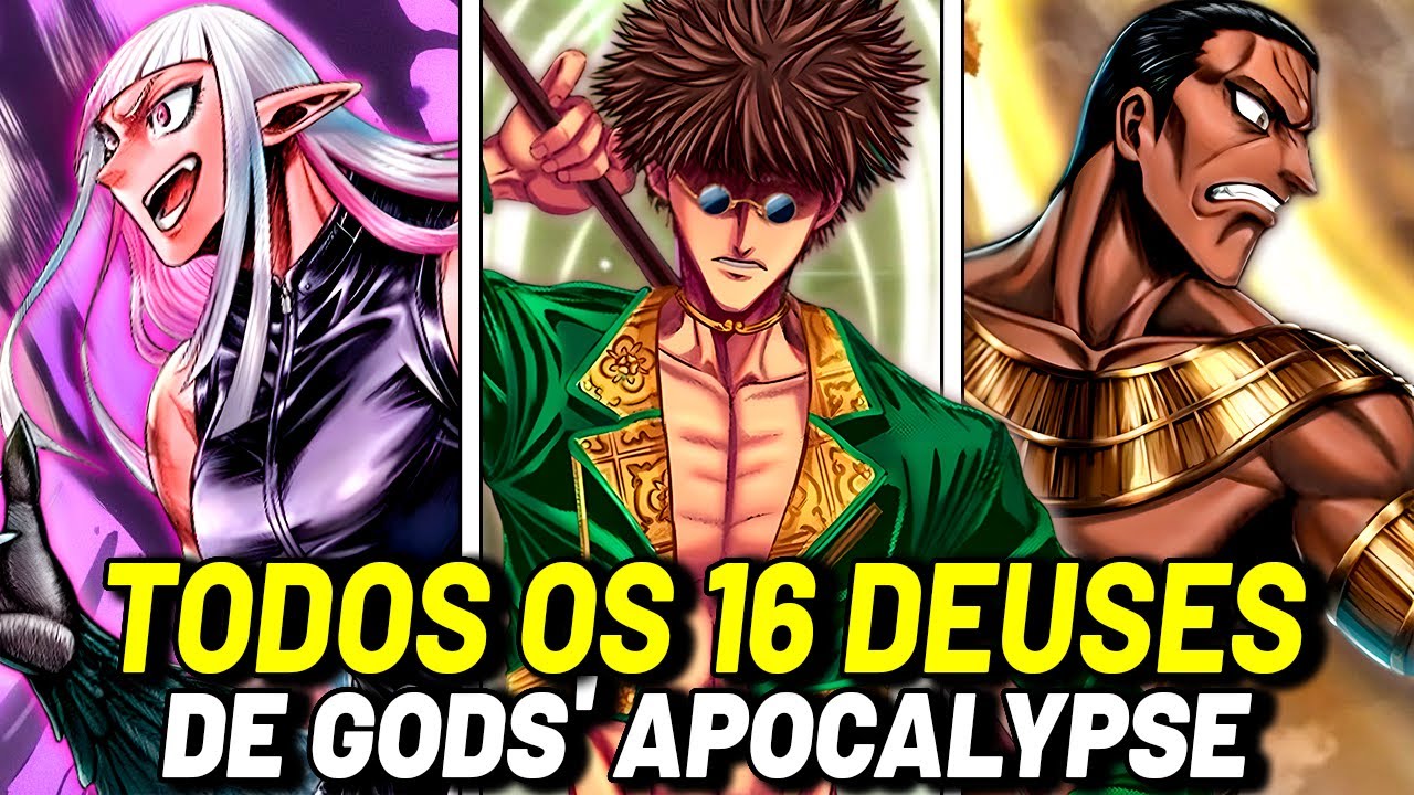 TODOS OS 16 DEUSES DE GODS’ APOCALYPSE EM SHUUMATSU NO VALKYRIE EXPLICADOS