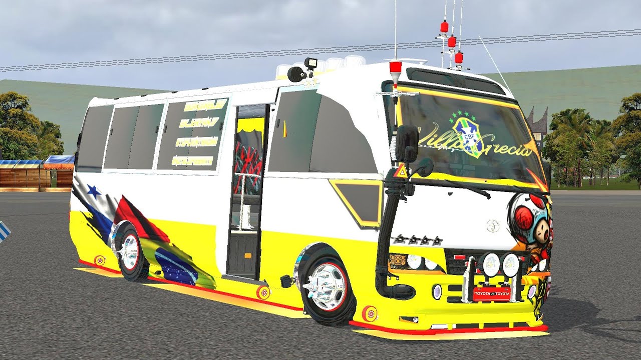 🤠Toyota Coster MOD y Skin (Bus Simulator Indonesia)