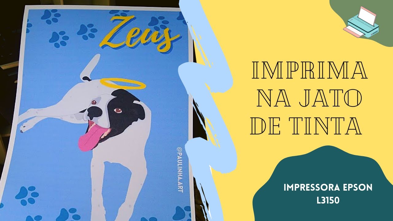Como imprimir no Papel Couchê usando impressora Jato de Tinta