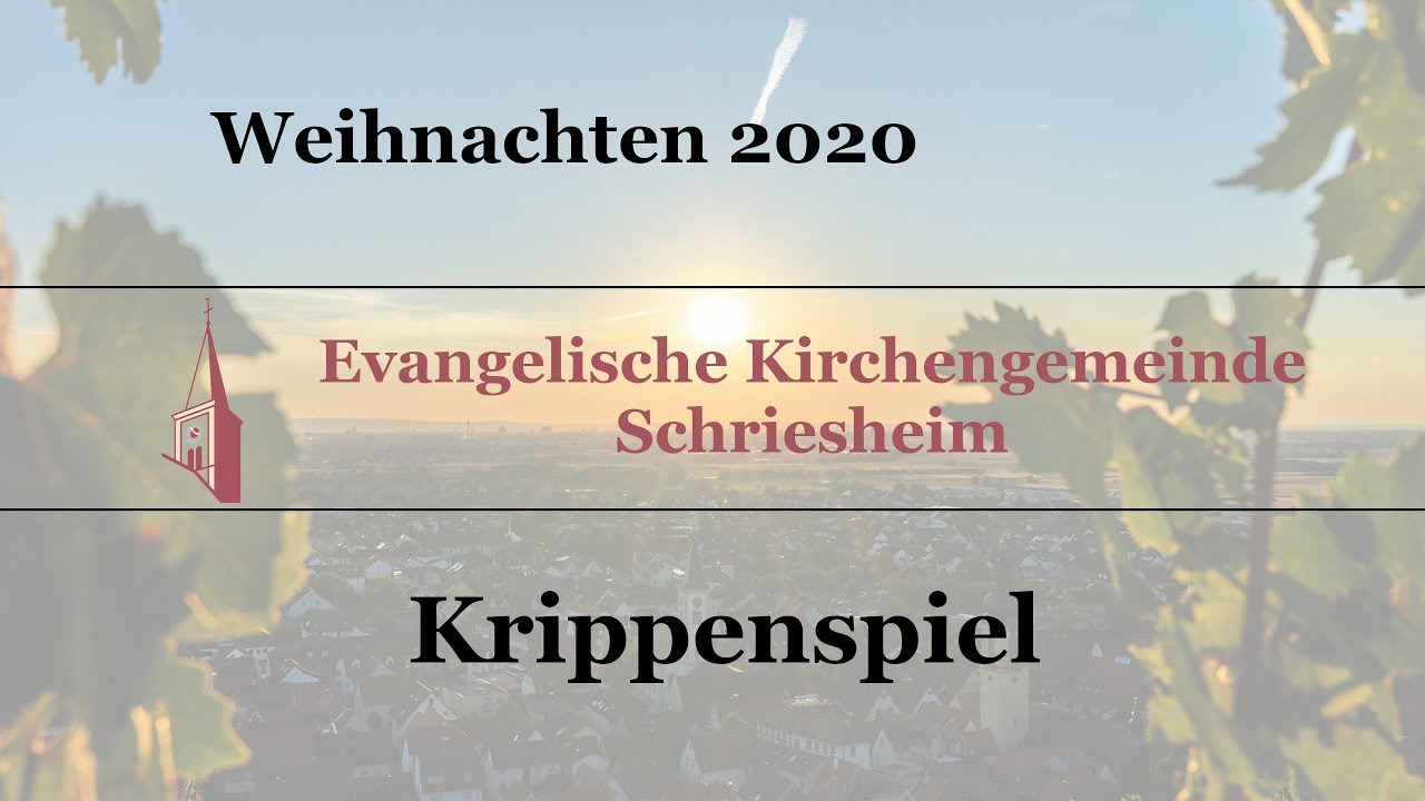 Krippenspiel am 24. Dezember 2020