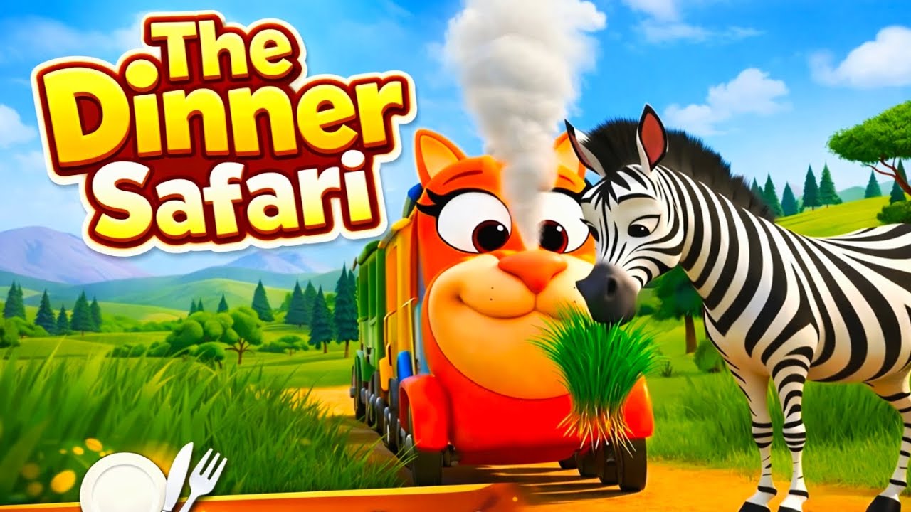 The Dinner Safari | @LittleStar'sKid's Nursery Rhymes for Kids #viralvideo #like #subscribe #kids 
