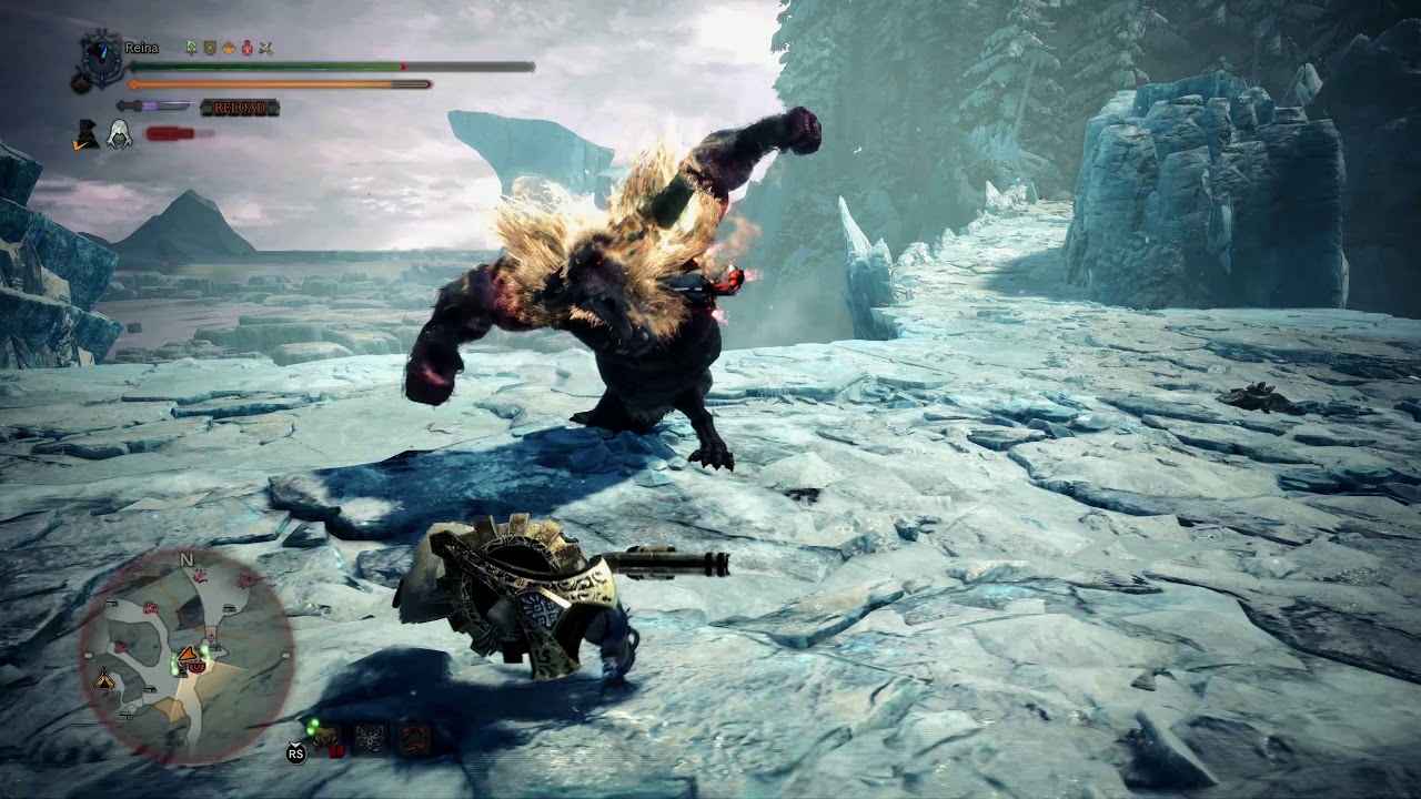 MHW ICEBORNE : PURE SOLO Gunlance (Normal Shells Lvl 7) - Furious Rajang/Unscripted Hunt.