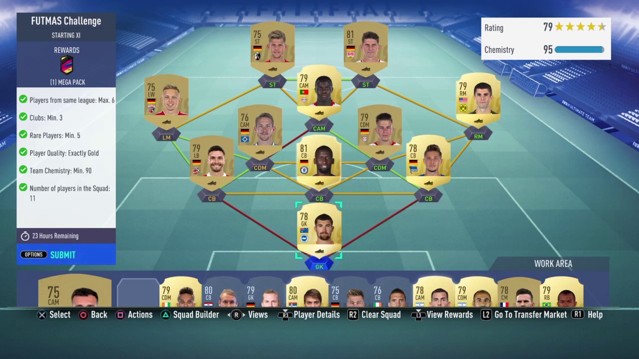 FUTMAS challenge SBC - COMPLETE CHEAP - FIFA 19 - FUTMAS