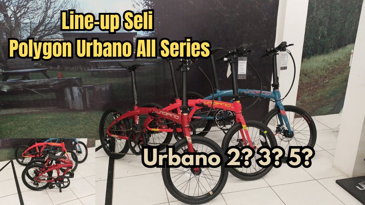 Review Sepeda Lipat Polygon Urbano 2,3 & 5 | Bedanya apa sih?