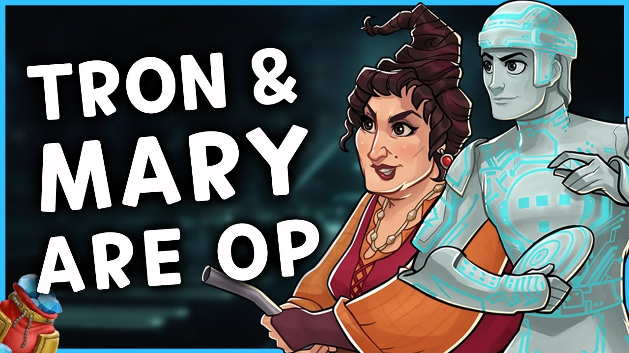 Tron & Mary The Ultimate OP Counters #nerf | Disney Heroes: Battle Mode