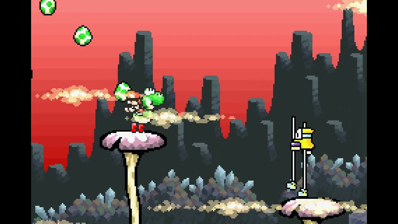 Yoshi's Island: Super Mario Advance 3 - Secret 4: Fight Toadies w/ Toadies