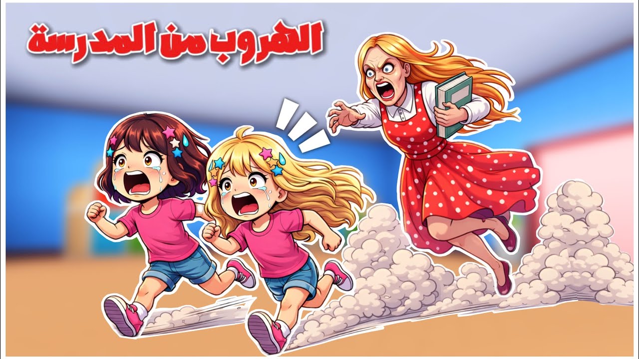حاولنا نهرب من المدرسة المرعبة 😭📚 المعلمين صاروا يلاحقونا بكل مكان 💔😥 | لولي و جوجي | #روبلوكس 