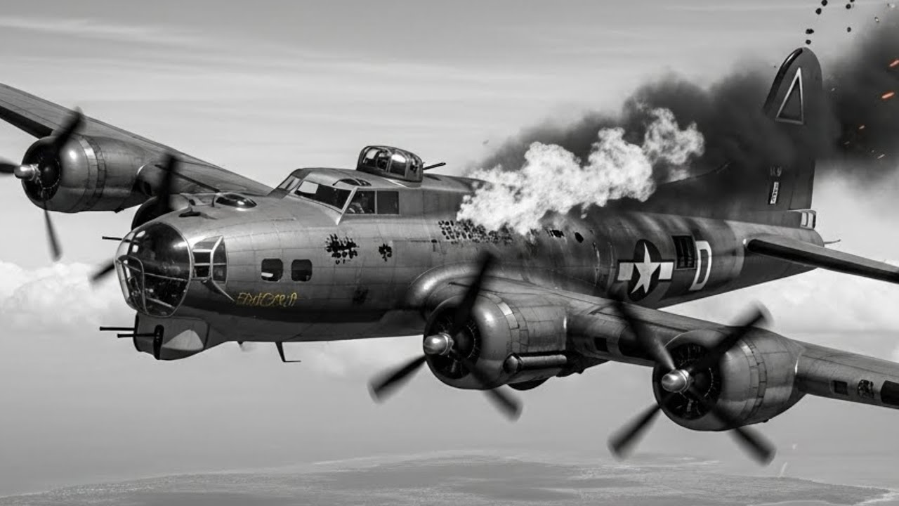 His B-17 Was on Fire at 20,000 Feet — He Put It Out with His Bare Hands