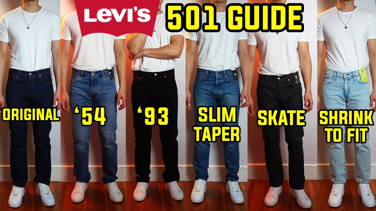 Какие джинсы Levi's 501 вам подойдут лучше всего? (Объяснение каждой модели)