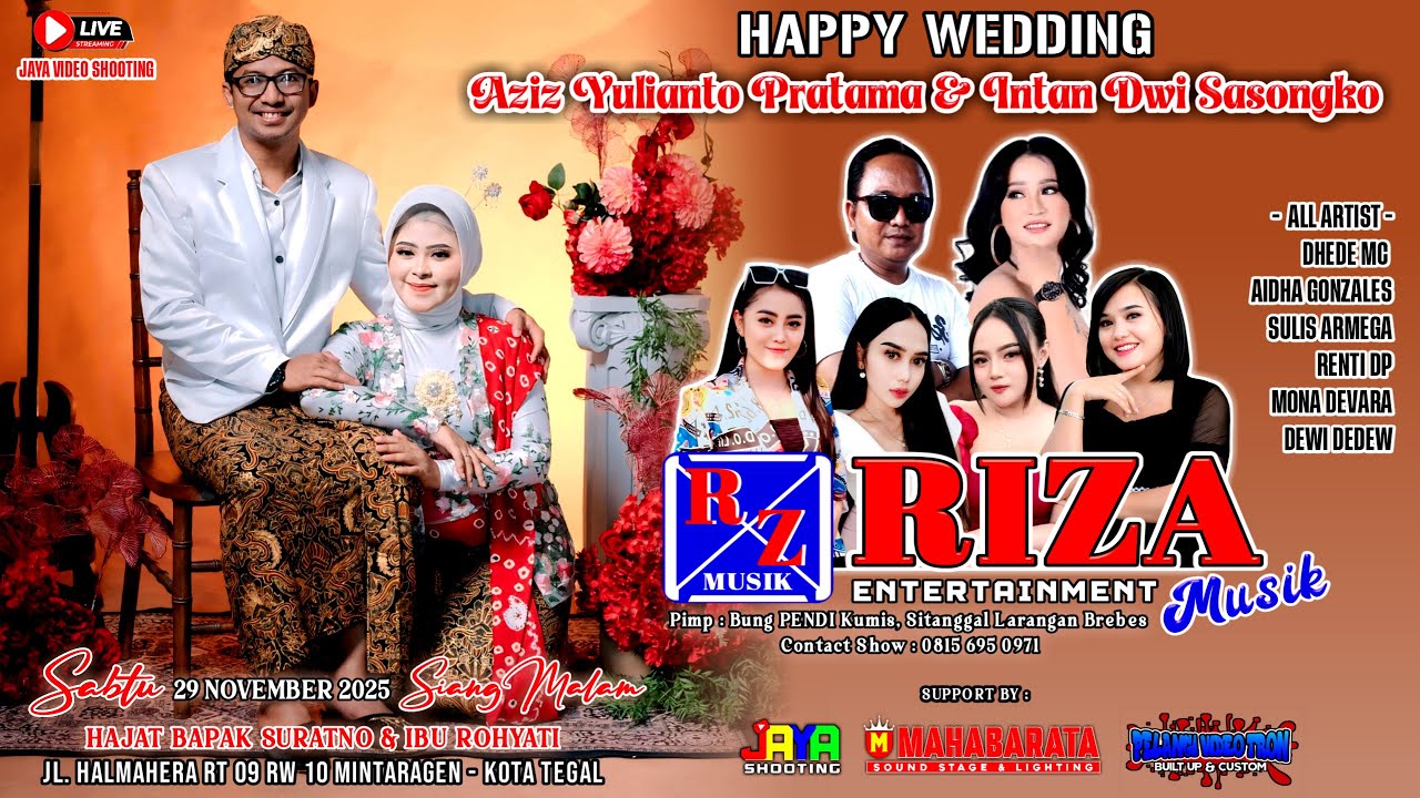 🔴 LIVE RIZA MUSIK || WEDDING 