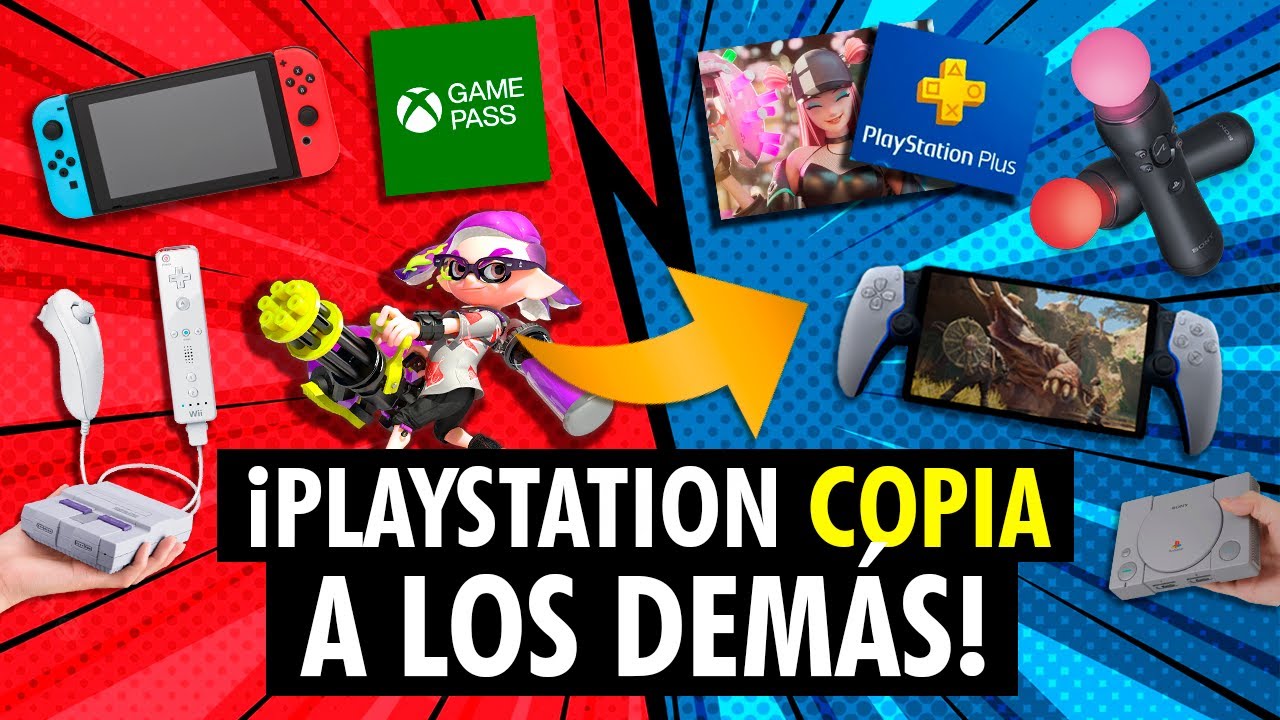 A Playstation SIEMPRE le ha gustado COPIAR a su Competencia