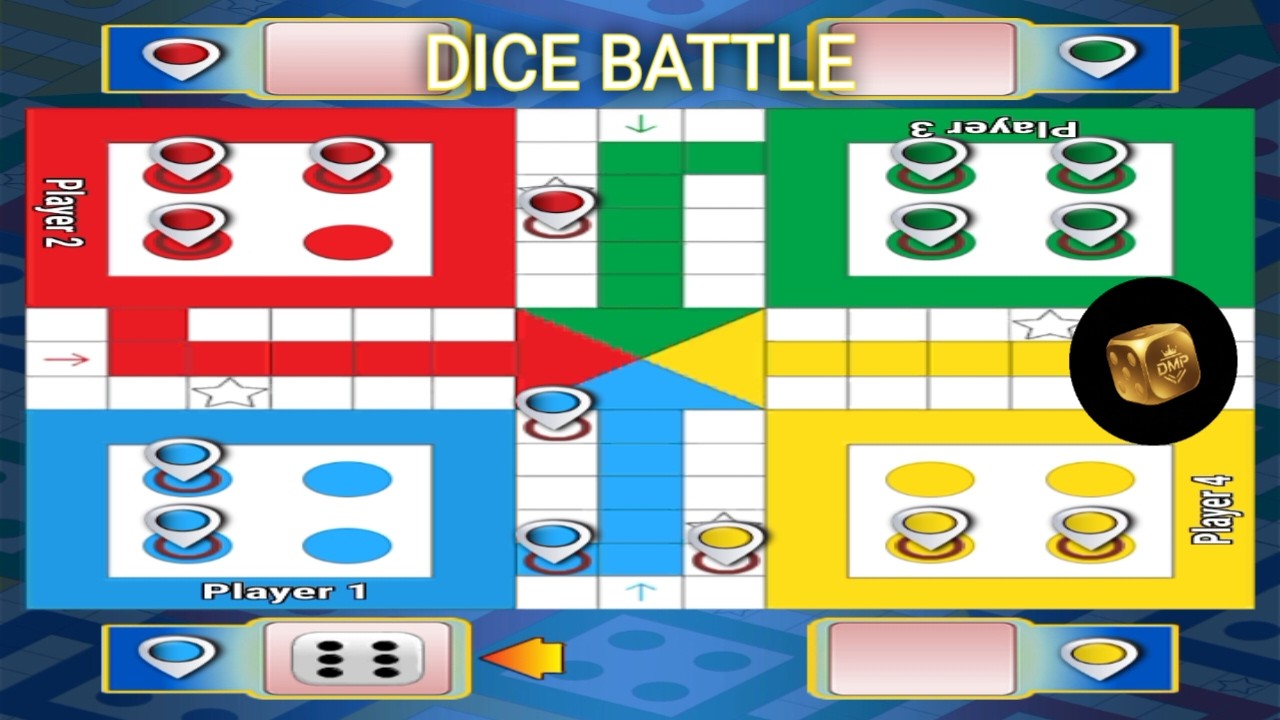 Ludo King 4 Player Gameplay | Intense Dice Battle 