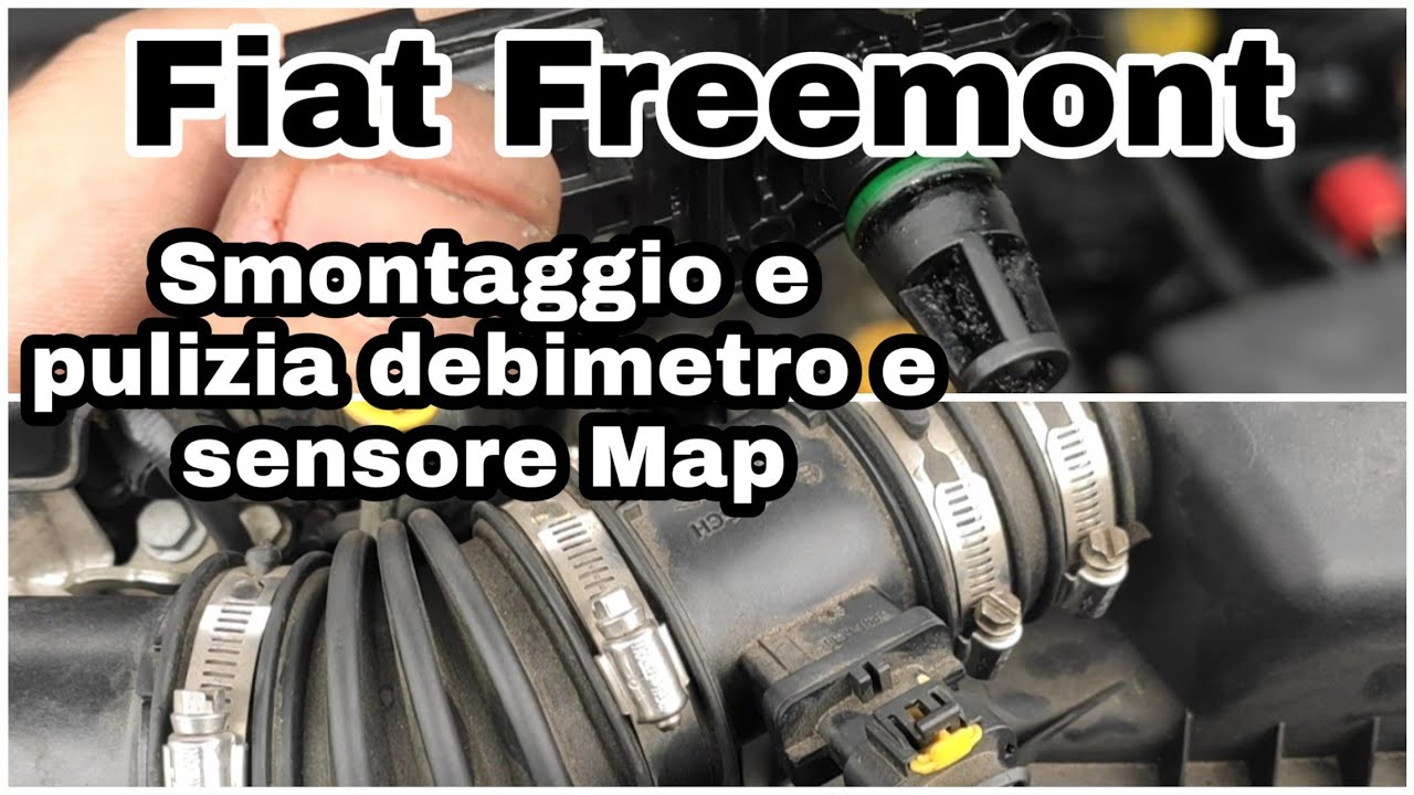 Pulizia debimetro e sensore map Fiat Freemont 2.0 jtdm