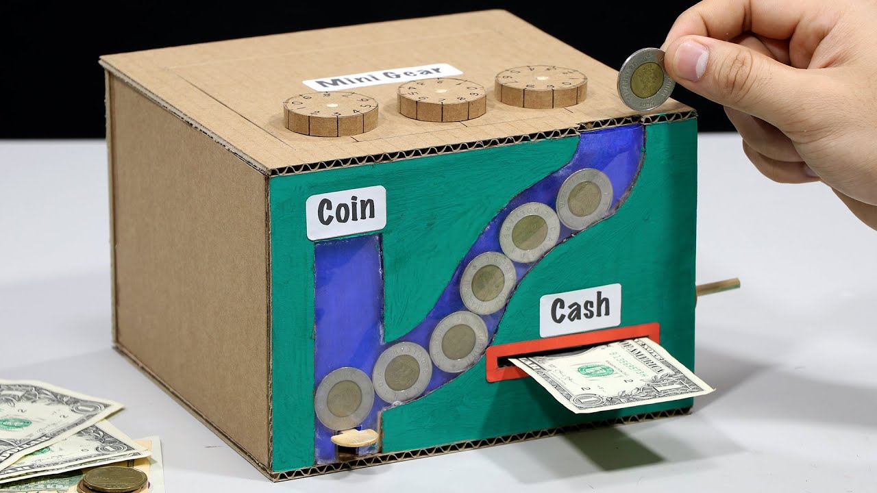 Build Personal ATM VS Coin and Cash Saving Box