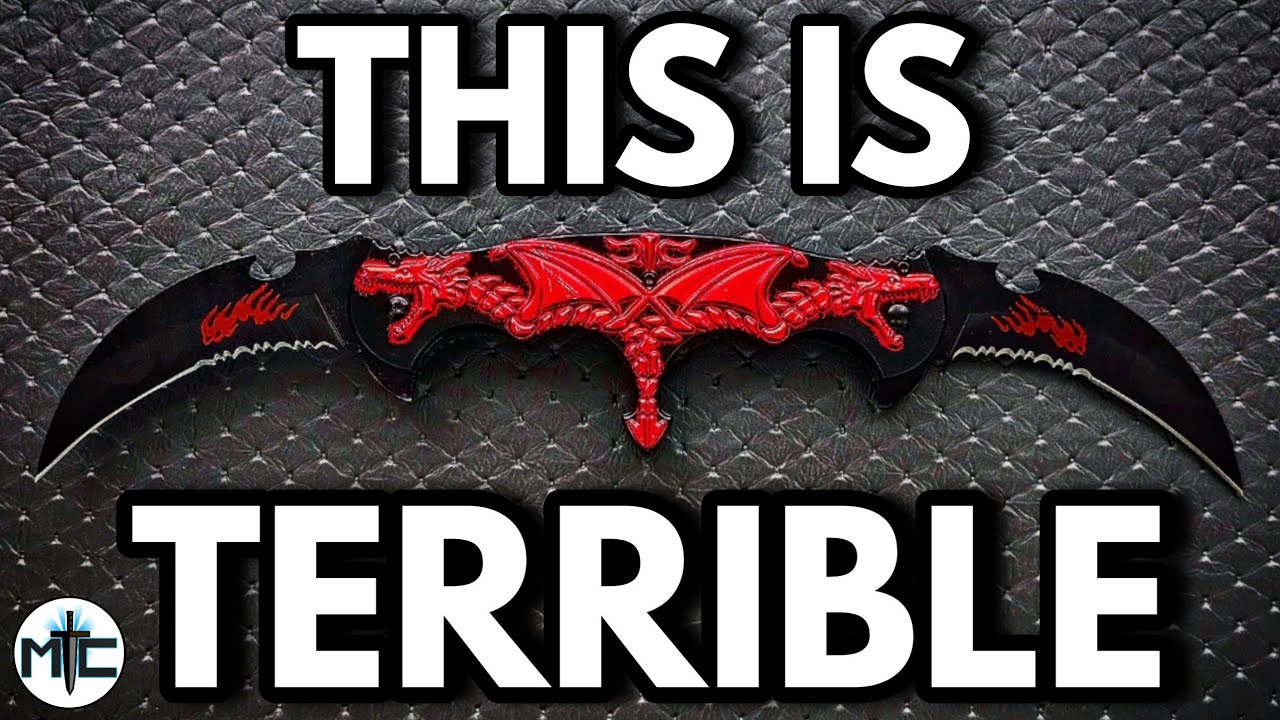 Avoid This Brand | Masters Collection Fantasy Folding Knife Review | Inexcusably Terrible